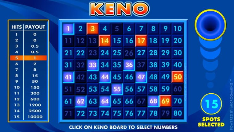 Play Keno Online